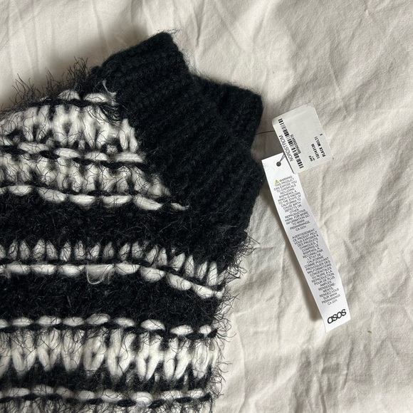 ASOS/TOPSHOP Woven Sweater - Picture 2 of 5